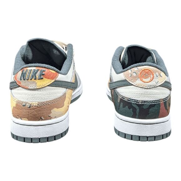 NIKE Dunk Low 'Sail Multi-Camo' Sneakers Size 11 - Picture 5 of 9